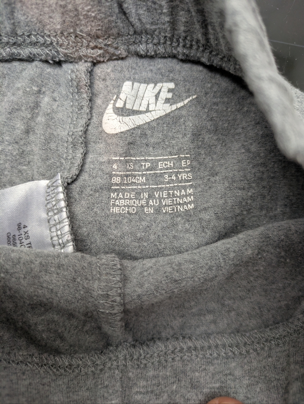 🌞4/20$ Nike Gray Shorts with Pink Swoosh Accent - Picture 4 of 4